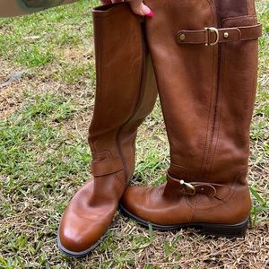 (Not your mom's) Naturalizer N5 Juletta Wide Calf Riding Boots
